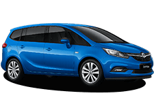 Van Rental Isle of Wight - Vauxhall Zafira 5 + 2 - Minibus hire Isle of wight