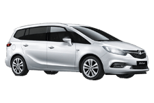 Van Rental Isle of Wight - Vauxhall Zafira 7-Seater - Minibus hire Isle of wight